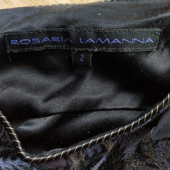 Rosaria Lamanna cocktail top size 2 petite - Picture 6 of 7
